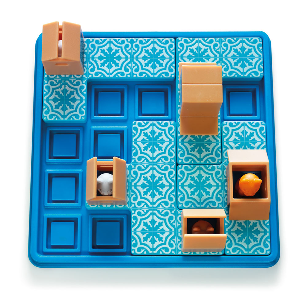 SmartGames - Chats & Boxes, Jeu de puzzle avec 60 challenges, 7